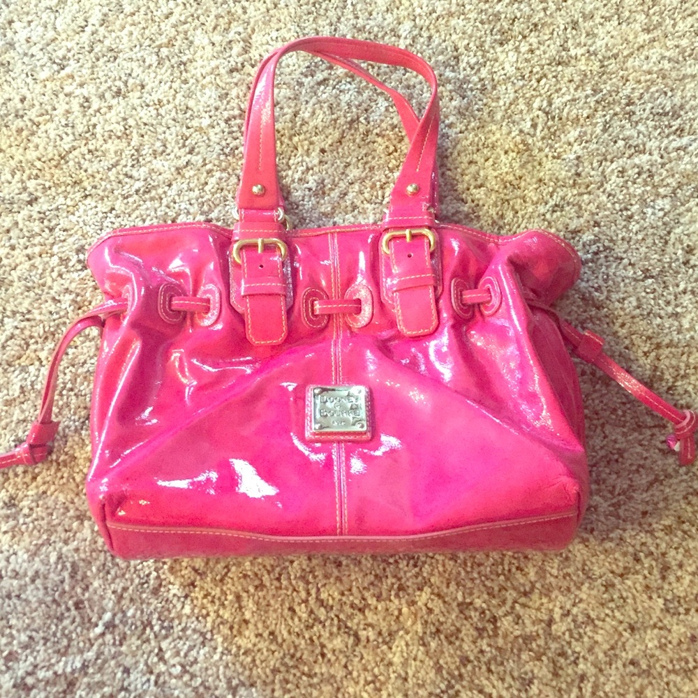 Small Fuchsia Patent Leather Chiara Bag